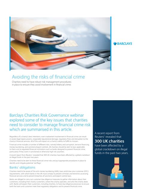 how are charities used to launder money|Avoiding the risks of financial crime in the charity sector.